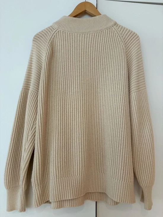 Closed Cream Ribbed Knit Sweater - Picture 4 of 7
